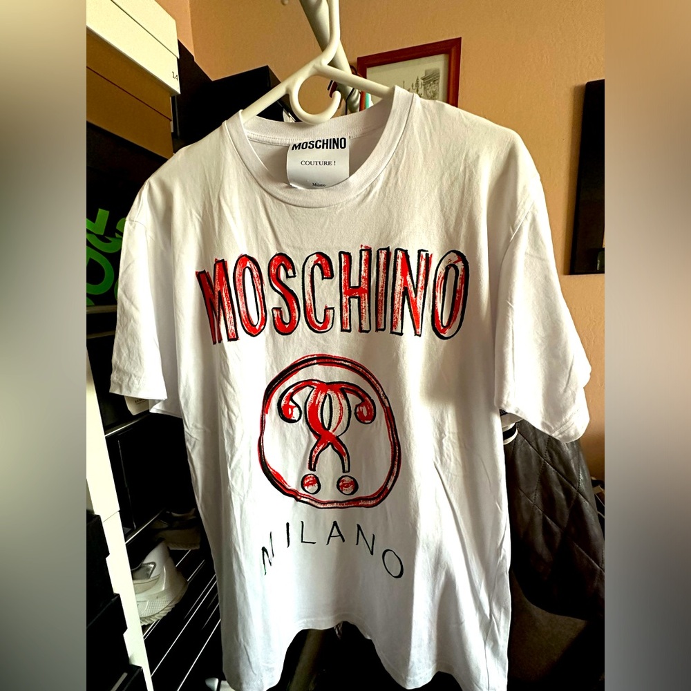 Logo Milano crew neck t-shirt size S